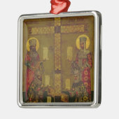 St. Constantine en St. Helena Metalen Ornament (Links)