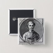 St. Cornelius Vierkante Button 5,1 Cm (Voorkant /achterkant)