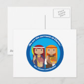 St. Cosmas en Damian Briefkaart (Voorkant / Achterkant)