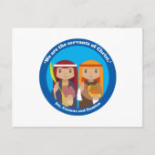 St. Cosmas en Damian Briefkaart (Voorkant)