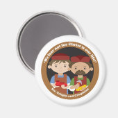 St. Crispin en Crispinian Magneet (Voorkant / Achterkant)