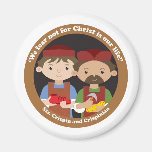 St. Crispin en Crispinian Magneet (Voorkant)