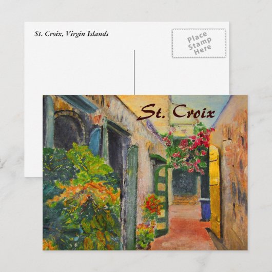 St. Croix Alley Briefkaart (Voorkant / Achterkant)