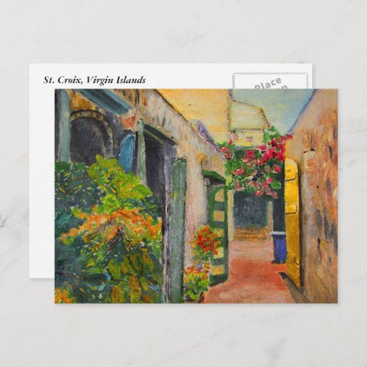 St. Croix Alley Briefkaart (Voorkant / Achterkant)