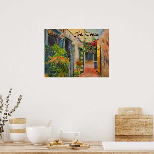 St. Croix Alley Poster (Keuken)