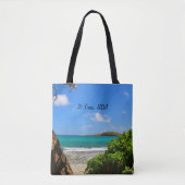 St. Croix, Amerikaanse Maagd Island Beach Scene Tote Bag (Voorkant)