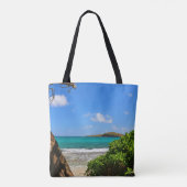 St. Croix, Amerikaanse Maagd Island Beach Scene Tote Bag (Achterkant)