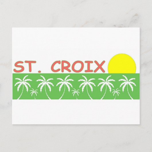 St. Croix, Amerikaanse Maagdeneilanden Briefkaart (Voorkant)