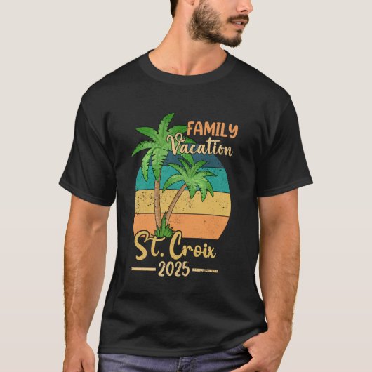 St. Croix Beach Virgin Island Familie Vakantie 202 T-shirt (Voorkant)