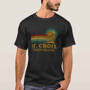 St. Croix Beach Virgin Island Familie Zomer Vakant T-shirt