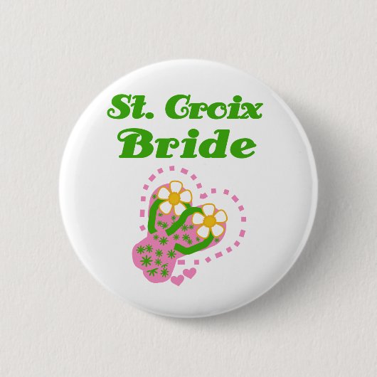 St. Croix Bride Ronde Button 5,7 Cm (Voorkant)