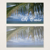 St Croix Cadeau Label Visitekaartje (Voorkant /achterkant)