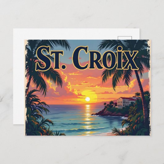St Croix dreaming Briefkaart (Voorkant / Achterkant)