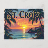 St Croix dreaming Briefkaart (Voorkant)
