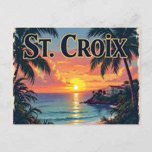 St Croix dromend Briefkaart