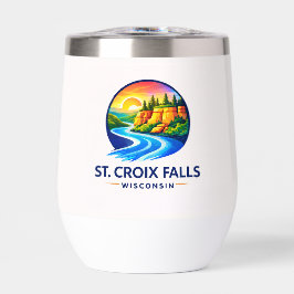 St. Croix Falls Wisconsin Schone Rivier & Kliffen