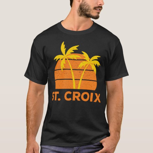 St. Croix Retro T-shirt (Voorkant)