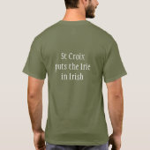 St. Croix St. Paddy's T | Irie in het Iers T-shirt (Achterkant)