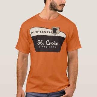St Croix State Park Minnesota welkomstbord T-shirt