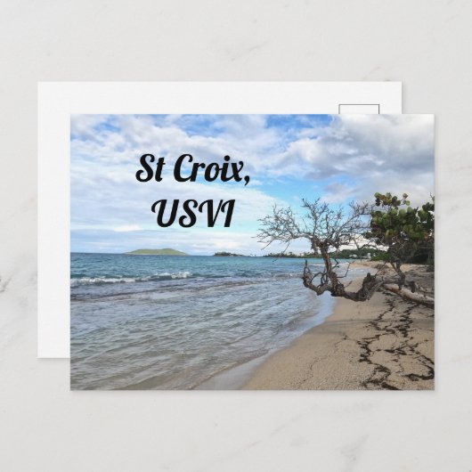 St. Croix USVI Briefkaart (Voorkant / Achterkant)