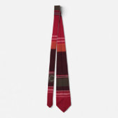 St. Croix USVI Circle Madras Pattern personaliseer Stropdas (Achterkant)