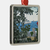 St. Croix USVI Metalen Ornament (Rechts)