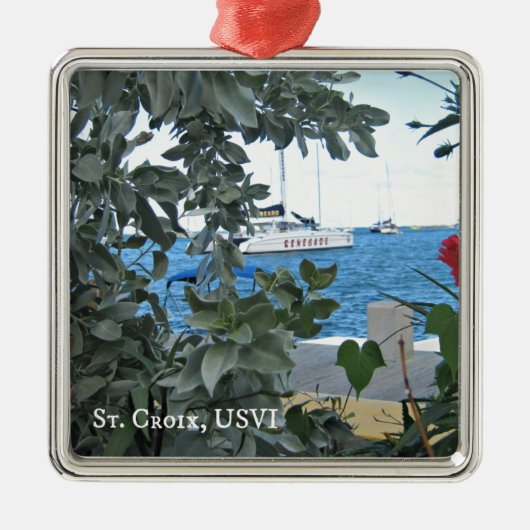 St. Croix USVI Metalen Ornament (Voorkant)