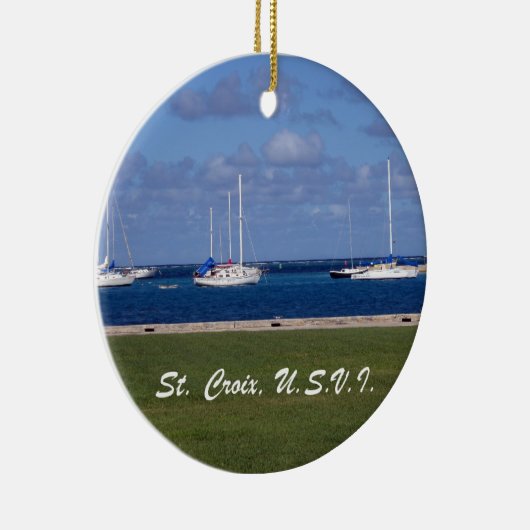 St. Croix, VS.V.I. Keramisch Ornament (Rechts)