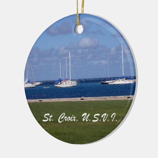 St. Croix, VS.V.I. Keramisch Ornament (Links)