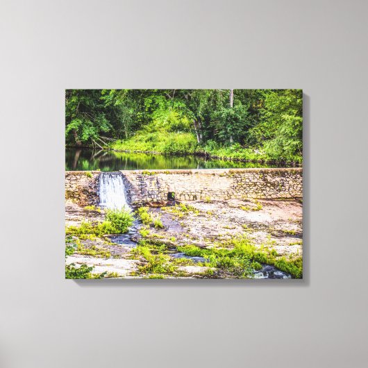St. Croix Waterfall Canvas Afdruk (Voorkant)