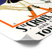 St. Croix Zwitserland Skiing  Poster (Hoek)