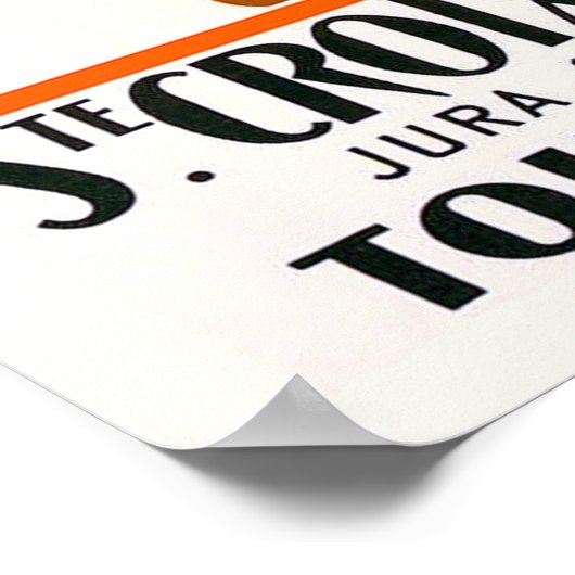 St. Croix Zwitserland Skiing Poster (Hoek)