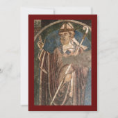 St. Cuthbert van Lindisfarne icoon gebedskaart Feestdagenkaart (Voorkant)