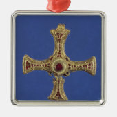 St. Cuthbert's Cross Metalen Ornament (Voorkant)