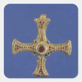 St. Cuthbert's Cross Vierkante Sticker (Voorkant)