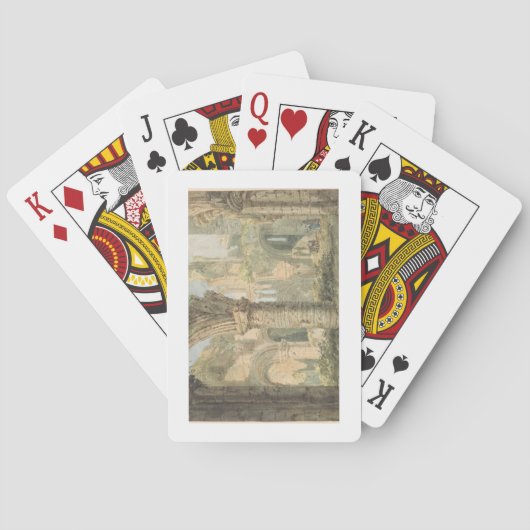 St. Cuthbert's Heilige Island, 1797 (m/c boven pot Pokerkaarten (Achterkant)