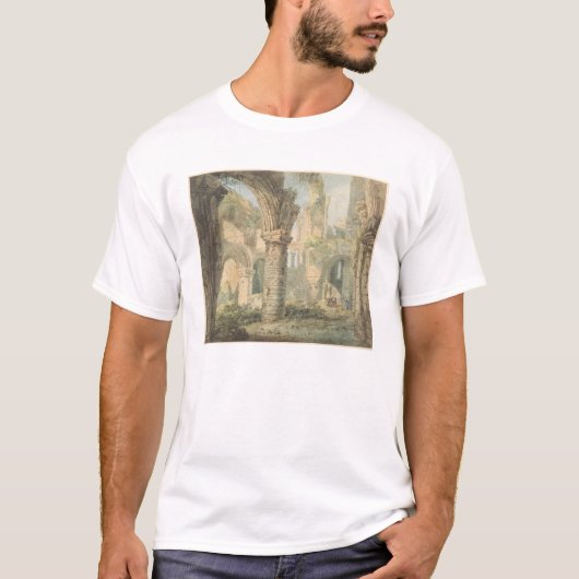 St. Cuthbert's Heilige Island, 1797 (m/c boven pot T-shirt (Voorkant)
