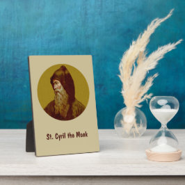 St. Cyril de Monk (M 002) 5 x 7 inch verticaal Fotoplaat