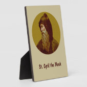 St. Cyril de Monk (M 002) 5 x 7 inch verticaal Fotoplaat (Zijkant)