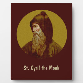 St. Cyril de Monk (M 002) 8 "x10" Verticaal Fotoplaat