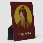 St. Cyril de Monk (M 002) 8 "x10" Verticaal Fotoplaat (Zijkant)