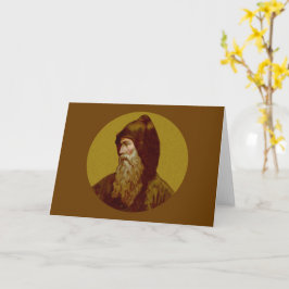St. Cyril de Monk (M 002) Gevouwen Wenskaart Kaart