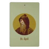 St. Cyril de Monk (M 002) Mini Klembord (Achterkant)
