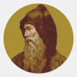St. Cyril de Monk (M 002) Ronde Sticker