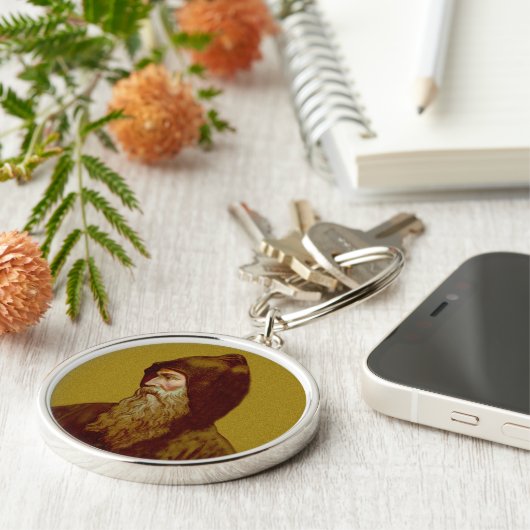 St. Cyril de Monk (M 002) Sleutelhanger (Zijkant)