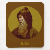 St. Cyril de Monk (M 002) Verticaal Muismat (Voorkant)