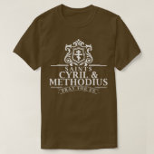 St. Cyril en Methodius Poststellen naar de Slavs B T-shirt (Design voorkant)