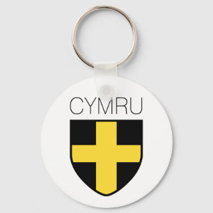 St. David Badge (Wales/ Cymru) Sleutelhanger