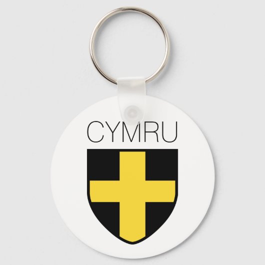 St. David Badge (Wales/ Cymru) Sleutelhanger (Voorkant)