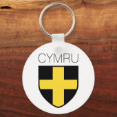 St. David Badge (Wales/ Cymru) Sleutelhanger (Voorkant)
